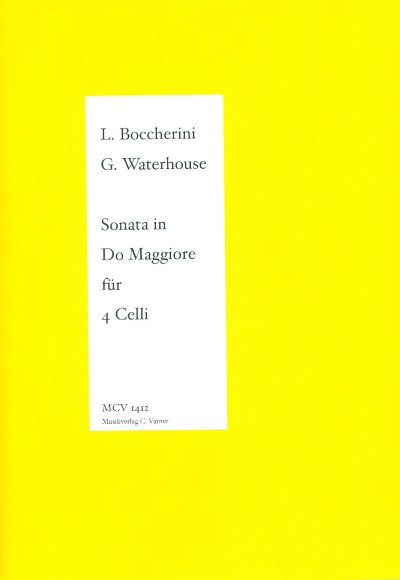 L. Boccherini: Sonate C-Dur, 4Vc (Pa+St)