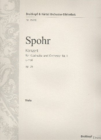 L. Spohr: Konzert c-Moll Nr. 1 op. 26 (Vla)