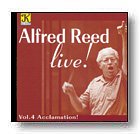 Alfred Reed Live! Vol. 4, Blaso (CD)