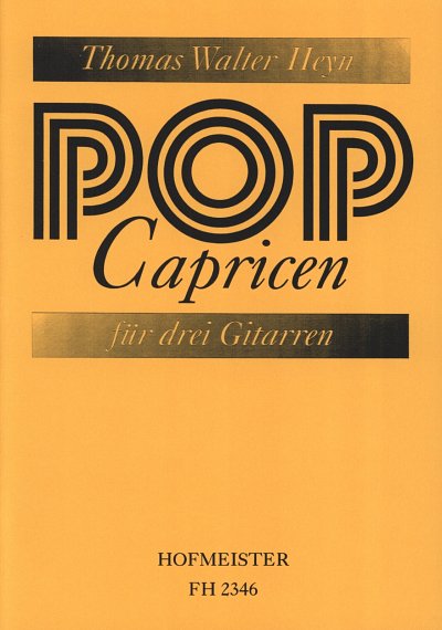 W.T. Heyn: Pop-Capricen