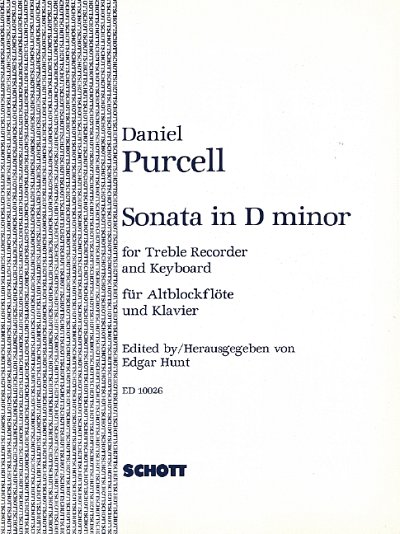D. Purcell: Sonate d-Moll 