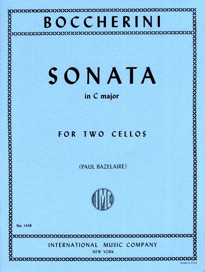 L. Boccherini: Sonate C-Dur, 2Vc (2Sppa)