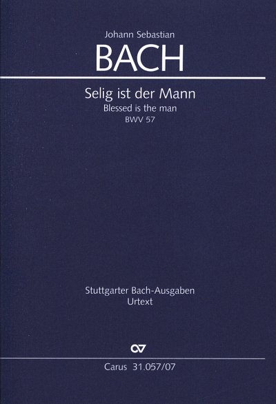 J.S. Bach: Selig ist der Mann (Dialogus., Solostimmen (SATB)