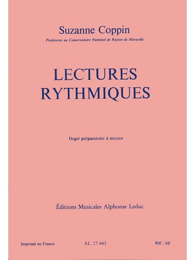 S. Coppin: Lectures Rythmiques, Instr