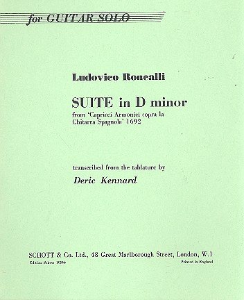 L. Roncalli: Suite d-Moll , Git