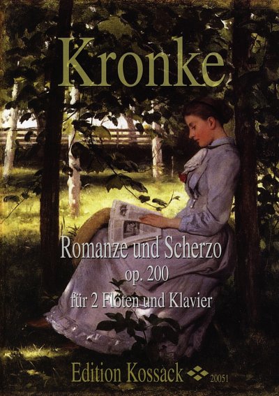 E. Kronke: Romanze und Scherzo op.200, 2FlKlav (Pa+St)