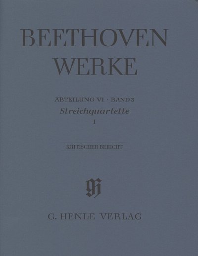 L. v. Beethoven: Streichquartette I, 2VlVaVc (Bch)