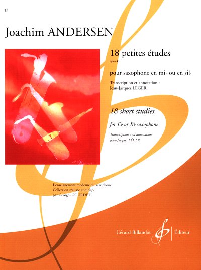 J. Andersen: 18 Petites Etudes Opus 41, Sax