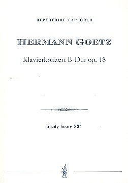 H. Goetz: Konzert B-Dur op.18 für, KlavOrch (Stp)