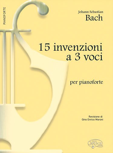 J.S. Bach: 15 dreistimmige Inventionen für Klavier  , Klav