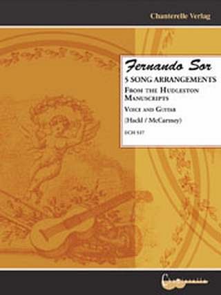 F. Sor: 5 Song Arrangements , GesGit (Sppa)