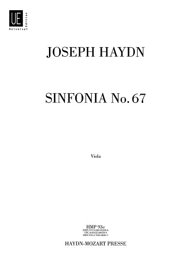 J. Haydn: Sinfonia Nr. 67 Hob. I:67, Sinfo (Vla)
