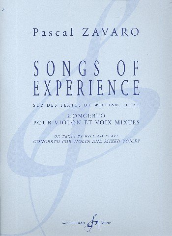 P. Zavaro: Songs of Experience (Pa+St)