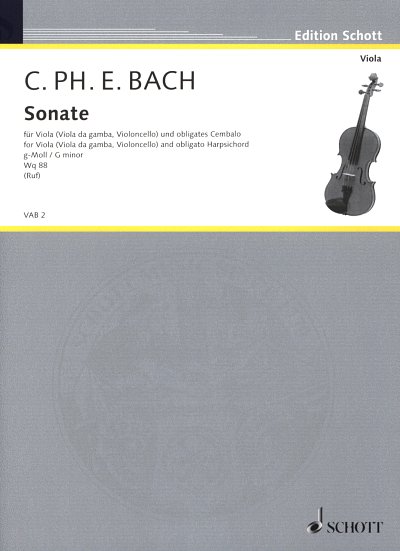 C.P.E. Bach: Sonate g-Moll Wq88 