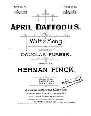 DL: H. Finck: April Daffodils, GesKlav