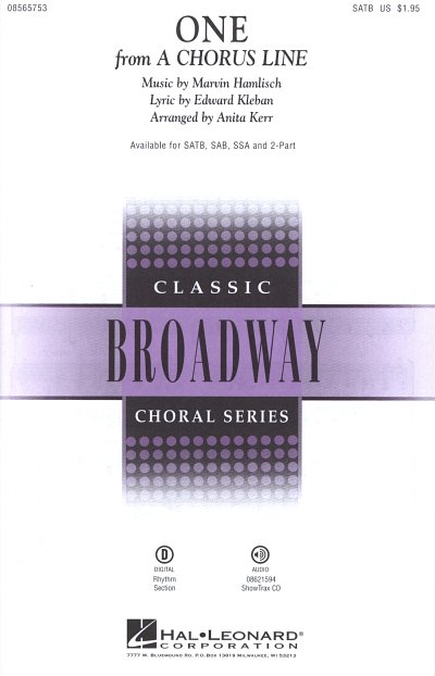 E. Kleban: One (from: A Chorus Line), GchKlav (Chpa)