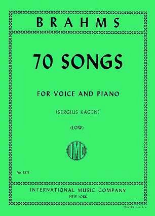 J. Brahms: 70 Lieder (Ingl.-Ted.)