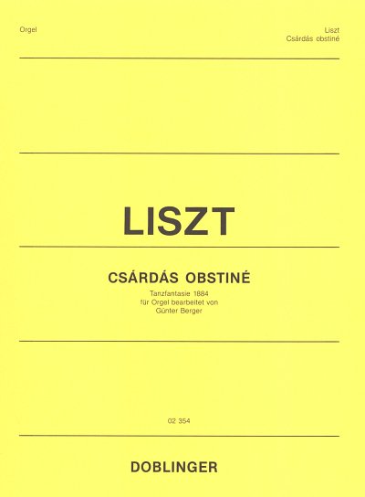 F. Liszt: Csardas obstine, Org
