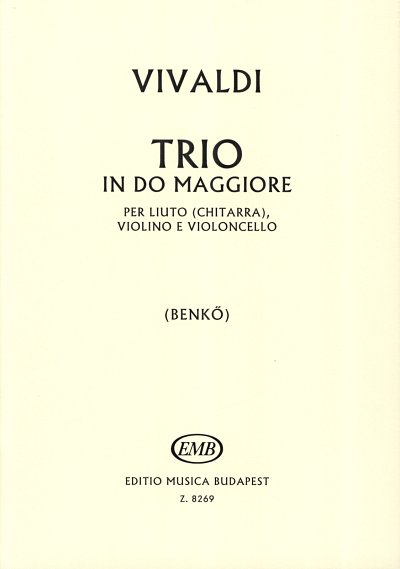A. Vivaldi: Trio C-Dur Rv 82 Musica Per Chitarra