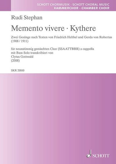 R. Stephan: Memento vivere · Kythere