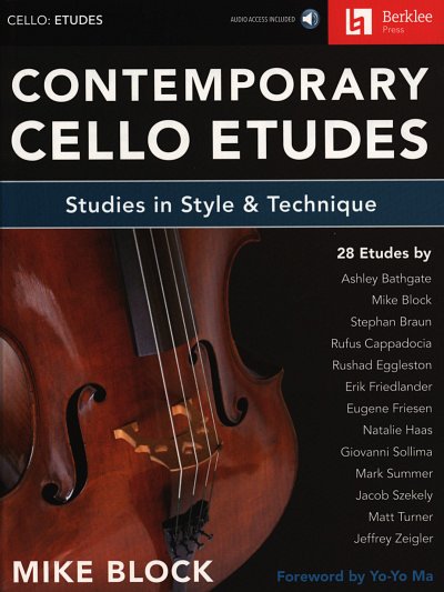 M. Block: Contemporary Cello Etudes, Vc (+OnlAudio)