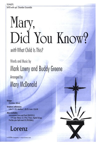 B. Greene i inni: Mary, Did You Know?