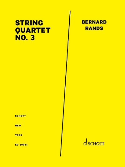 R. Bernard: String Quartet No. 3 , 2VlVaVc (Pa+St)