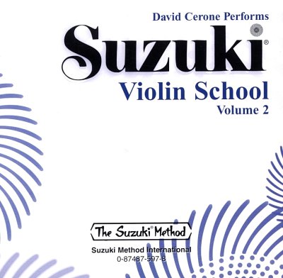 Suzuki Violin School Volume 2 / Audio-CD - Performed by Davi