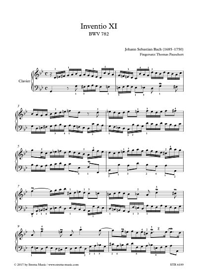 DL: J.S. Bach: Inventio XI, Cemb/Klav