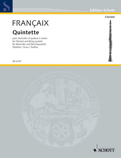DL: J. Françaix: Quintett, Klar2VlVaVc (Part.)