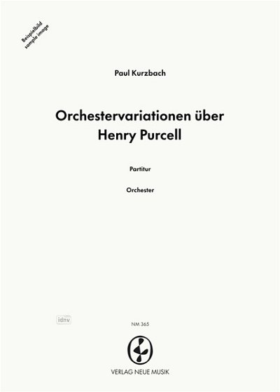 P. Kurzbach: Orchestervariationen über Henry Purcell
