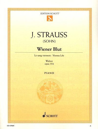 J. Strauß (Sohn): Wiener Blut op. 354 , Klav