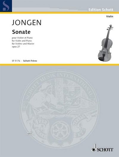 J. Jongen: Sonate op. 27 , VlKlav
