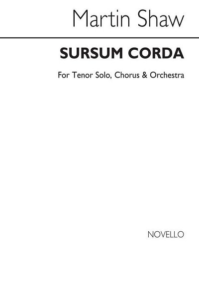 Martin Shaw: Sursum Corda (Part.)