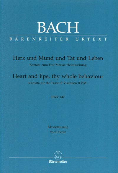 J.S. Bach: Herz und Mund und Tat und Leben, 4GesGchOrch (KA)