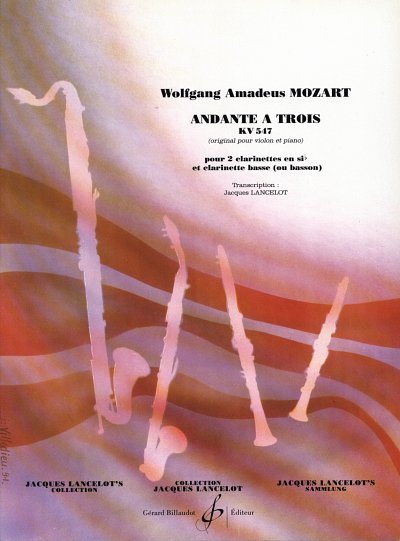 W.A. Mozart: Andante A Trois (Pa+St)