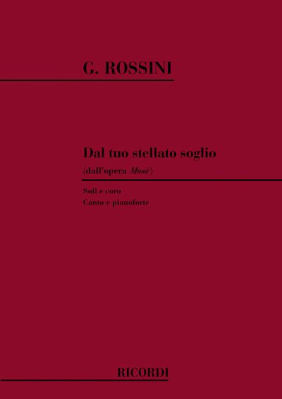 G. Rossini: Dal Tuo Stellato Soglio, GesKlav