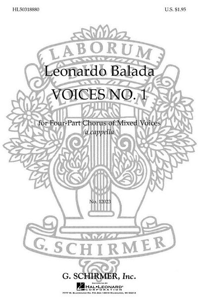 Voices No 1 - A Cappella, GCh4 (Chpa)