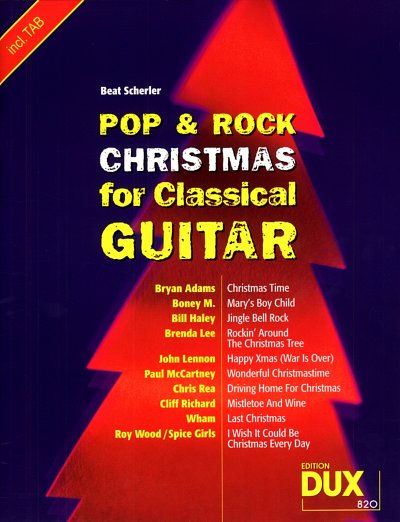 Pop & Rock Christmas for Classical Guitar, Git;Ges