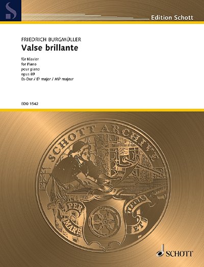 F. Burgmüller: Valse brillante Es-Dur op. 89, Klav