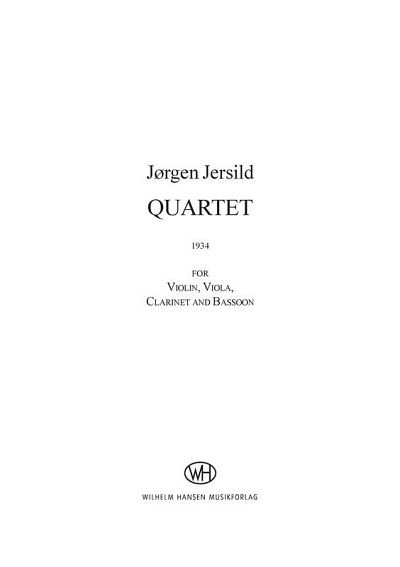 J. Jersild: Quartet (Stsatz)