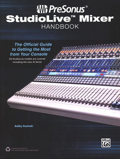 PreSonus StudioLive Mixer Handbook (Bu)