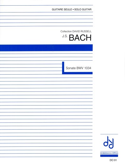 J.S. Bach: Sonate BWV 1034, Git