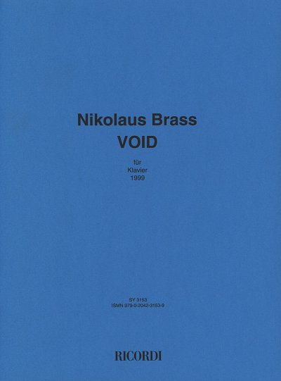 N. Brass: Void, Klav