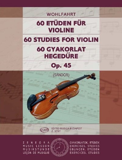 F. Wohlfahrt: 60 Etüden für Violine op. 45, Viol