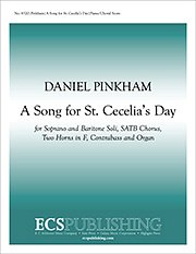 D. Pinkham: A Song for St. Cecilia's Da, 2GsGch42HKOr (Chpa)