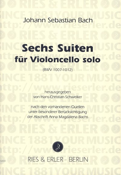 J.S. Bach: 6 Suiten BWV 1007-1012, Vc