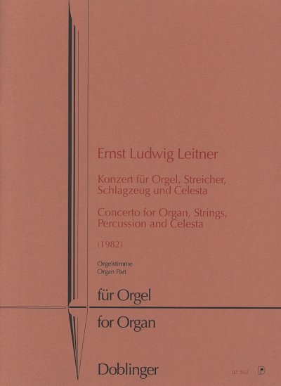 AQ: E.L. Leitner: Konzert (1982), Orgel (B-Ware)