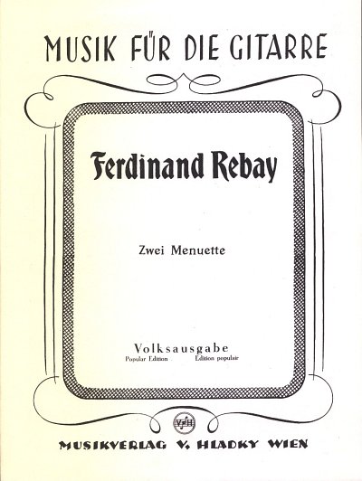 Rebay Ferdinand: 2 Menuette