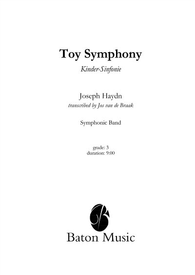 J. Haydn: Kinder Sinfonie, Blaso (Pa+St)